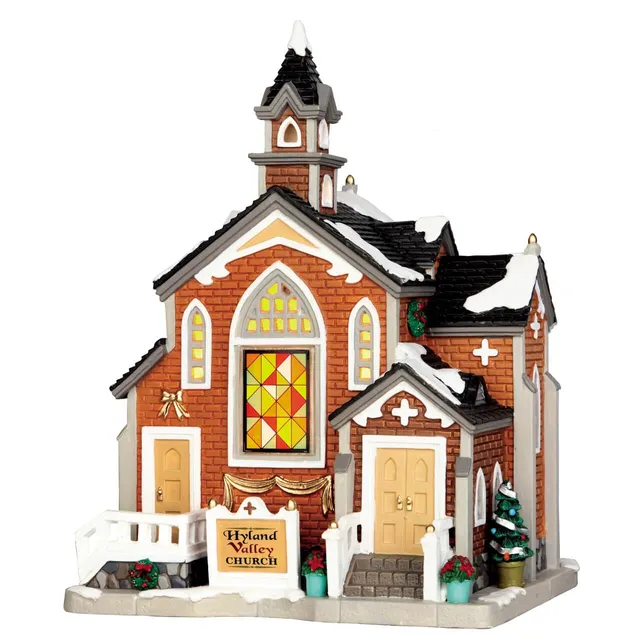 lemax-hyland-valley-church-miniatur-kirche image 1