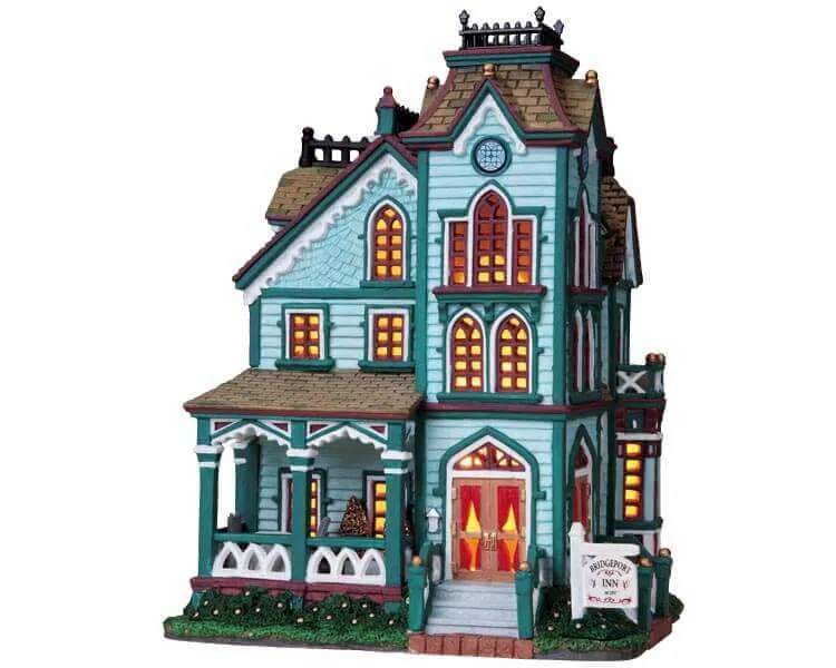 lemax-bridgeport-inn-weihnachtsdorf-gasthaus-miniatur image 1