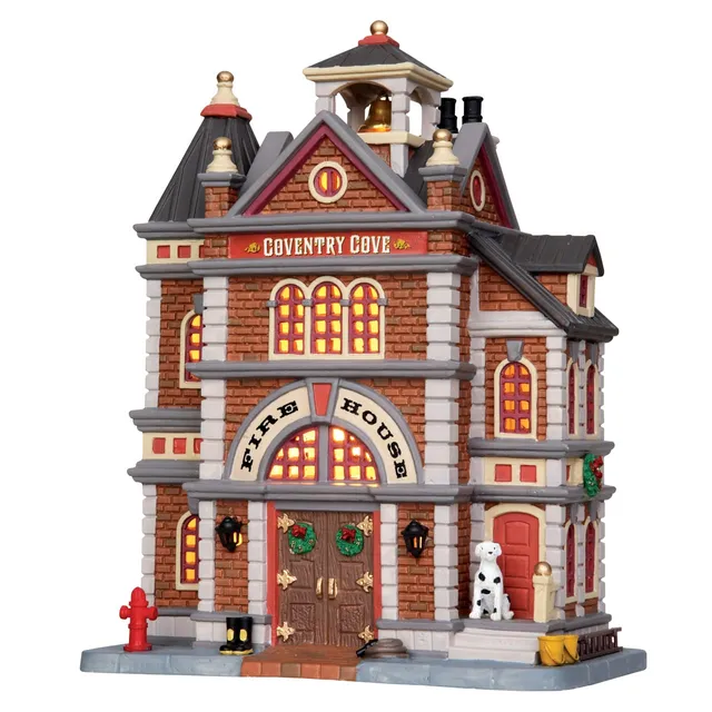 lemax-coventry-cove-firehouse-feuerwehrhaus image 1