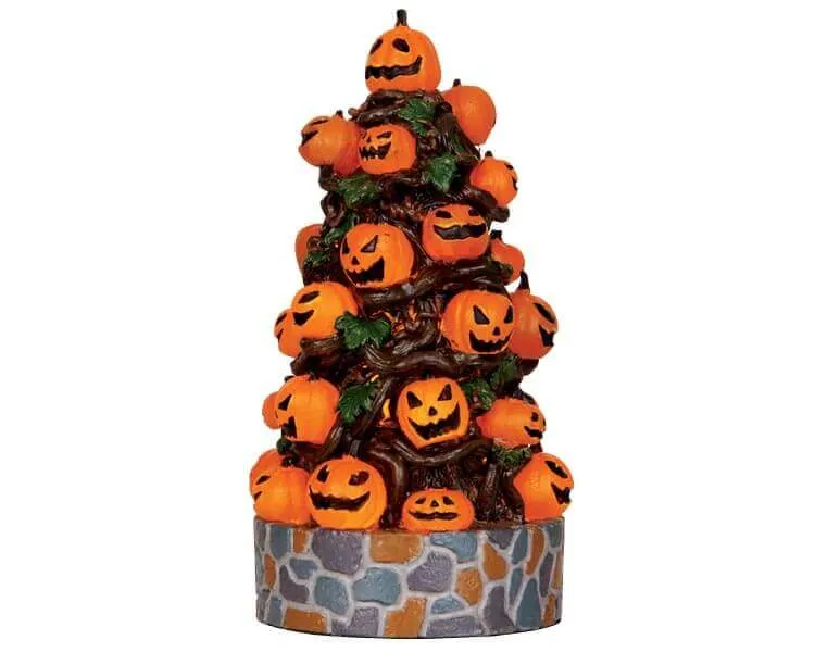 lemax-lighted-pumpkin-tree-beleuchteter-k-rbisbaum-spooky-town image 1
