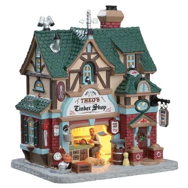 lemax-theo-s-tinker-shop-weihnachtsdorf-geb-ude image 1