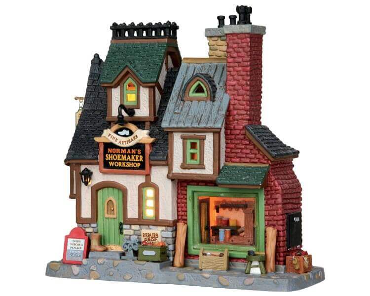 lemax-norman-s-shoemaker-workshop-miniaturhaus image 4