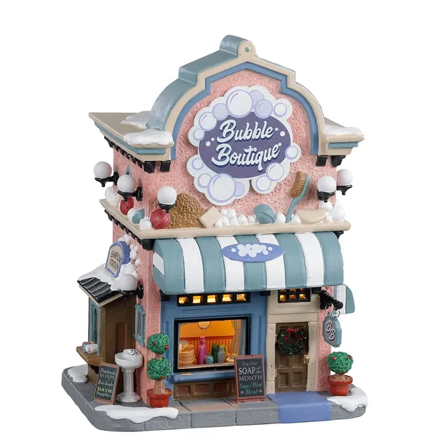 lemax-bubble-boutique-beleuchtetes-weihnachtsdorf-haus-caddington-village image 1