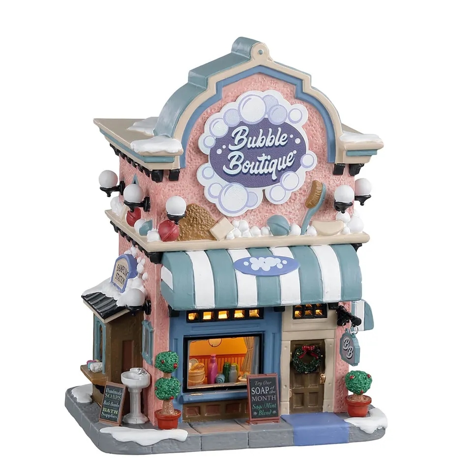 lemax-bubble-boutique-beleuchtetes-weihnachtsdorf-haus-caddington-village image 1