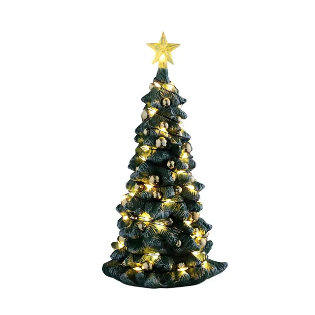 lemax-snowy-christmas-tree-weihnachtsbaum-mit-klarem-licht image 1