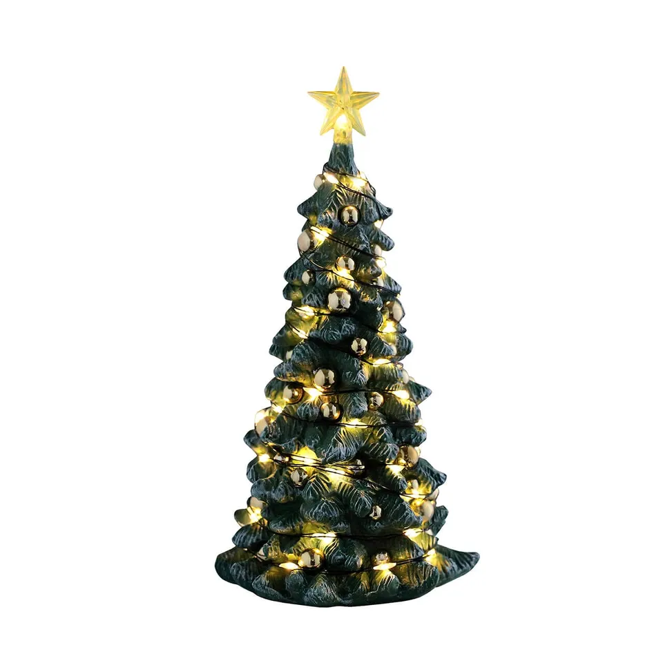 lemax-snowy-christmas-tree-weihnachtsbaum-mit-klarem-licht image 1