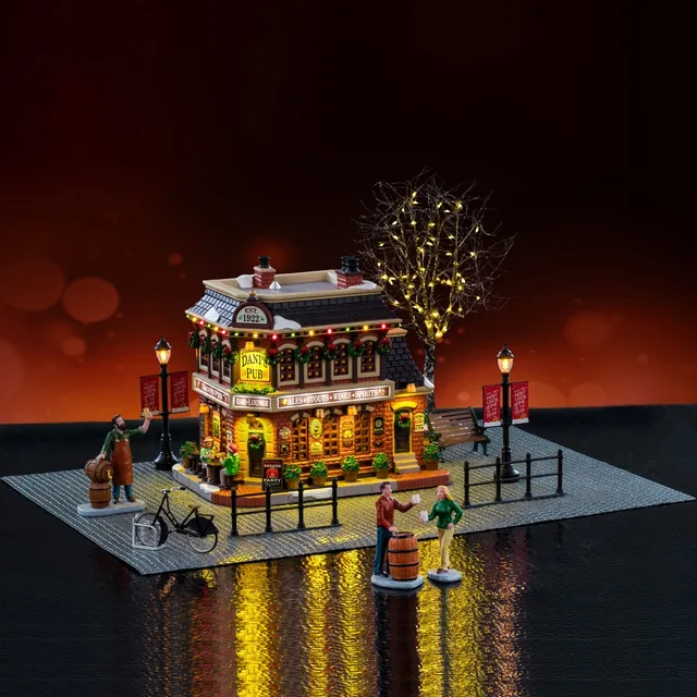 lemax-dani-s-pub-set-beleuchtetes-miniaturhaus-set-caddington-village image 1