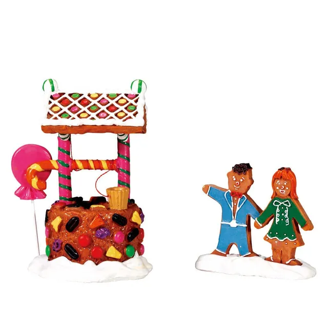 lemax-wishing-well-of-delight-figuren-set-2-teilig image 1