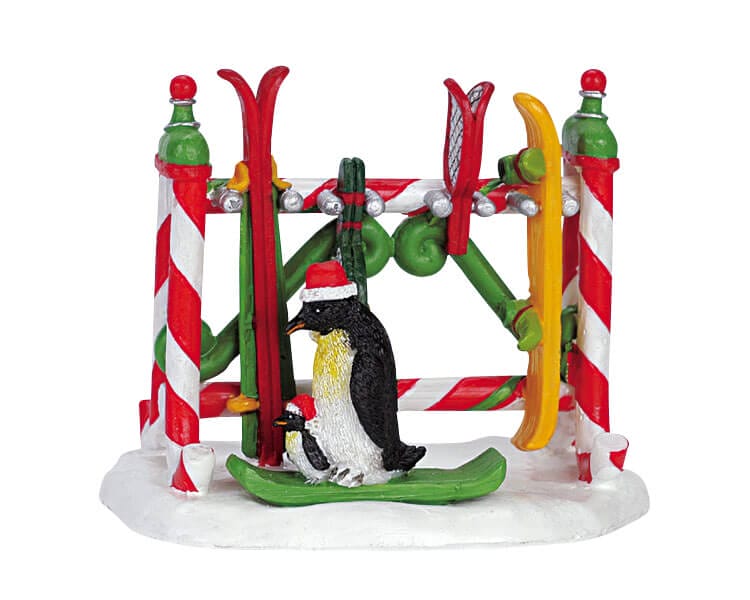 lemax-north-pole-ski-rack-miniatur-zubeh-r image 1
