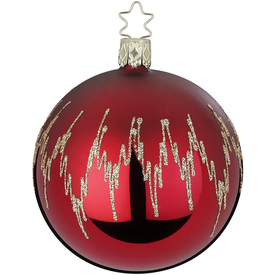 inge-glas-festtagsfreude-rote-glas-christbaumkugel-10-cm image 1