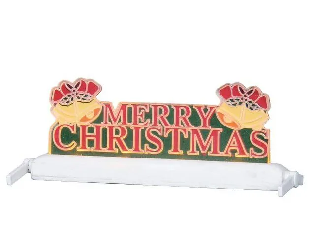 lemax-yard-light-merry-christmas-beleuchtete-weihnachts-gartenleuchte image 1