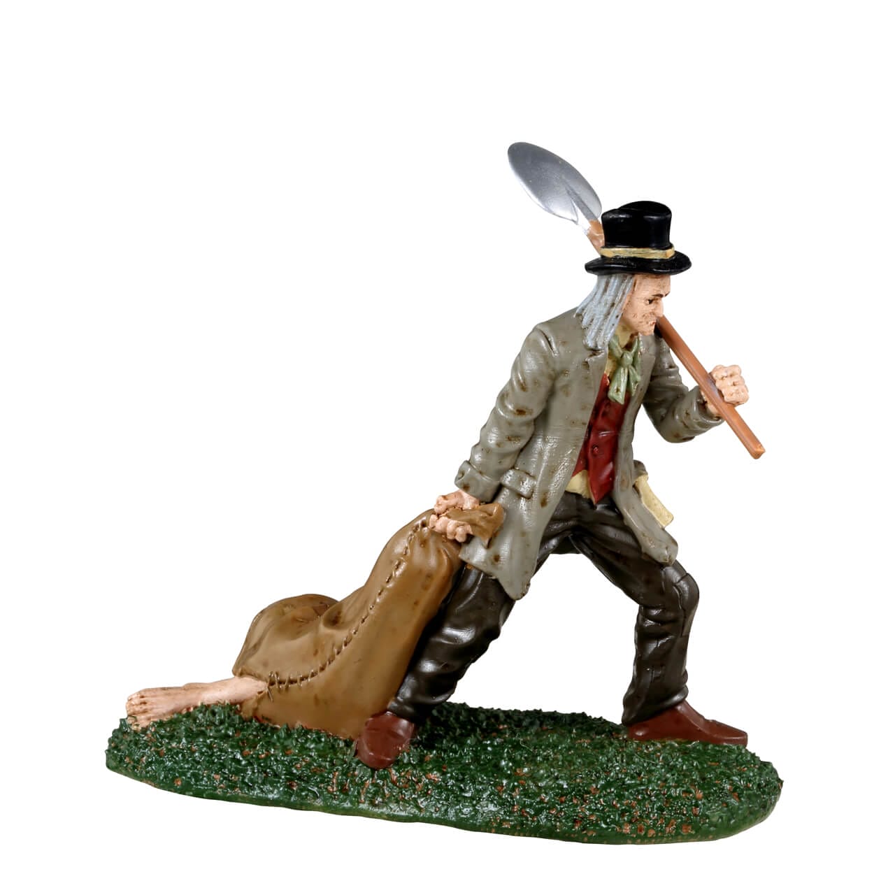 lemax-spooky-town-grave-digger-body-bag-miniatur-figur image 2