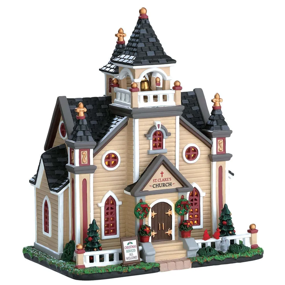 lemax-st-clare-s-church-miniaturkirche image 1