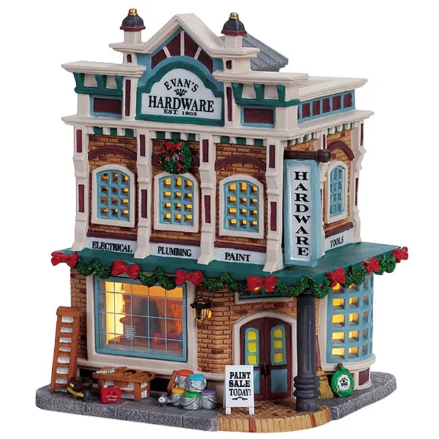 lemax-evan-s-hardware-store-beleuchtetes-miniaturhaus image 1