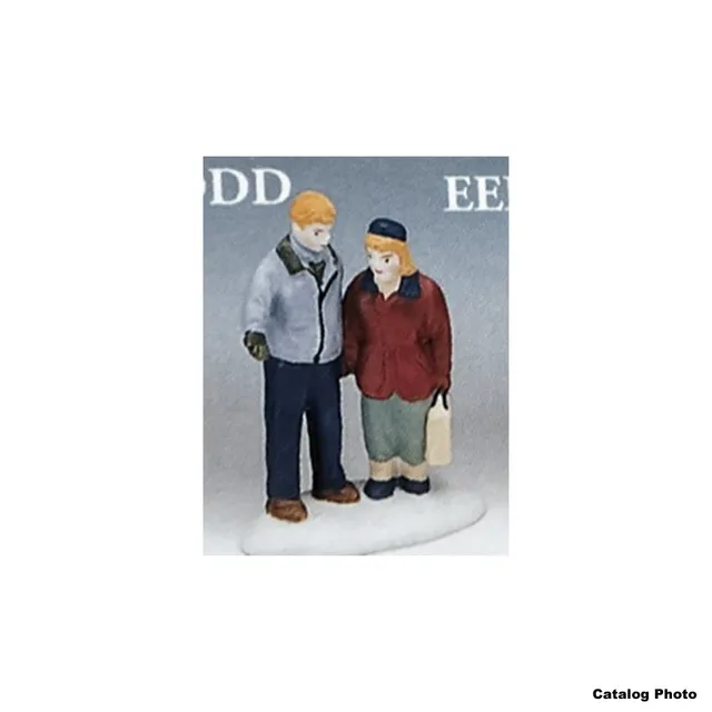 lemax-couple-shopping-miniatur-figur-weihnachten image 1