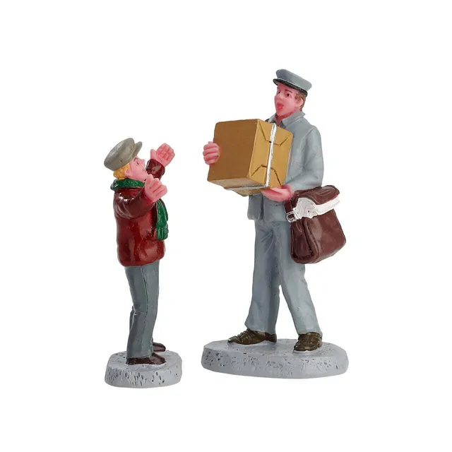 lemax-daytime-delivery-set-of-2-figuren-set-f-r-miniaturd-rfer-und-sammelwelten image 1