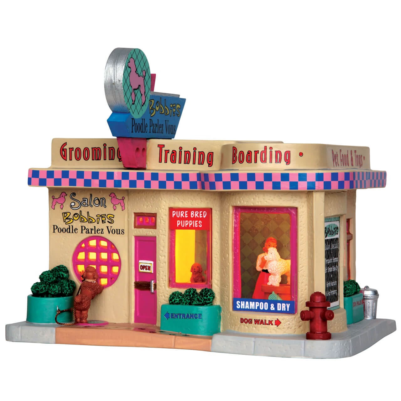 lemax-bobbies-poodle-parlez-vous-figur-shop image 1