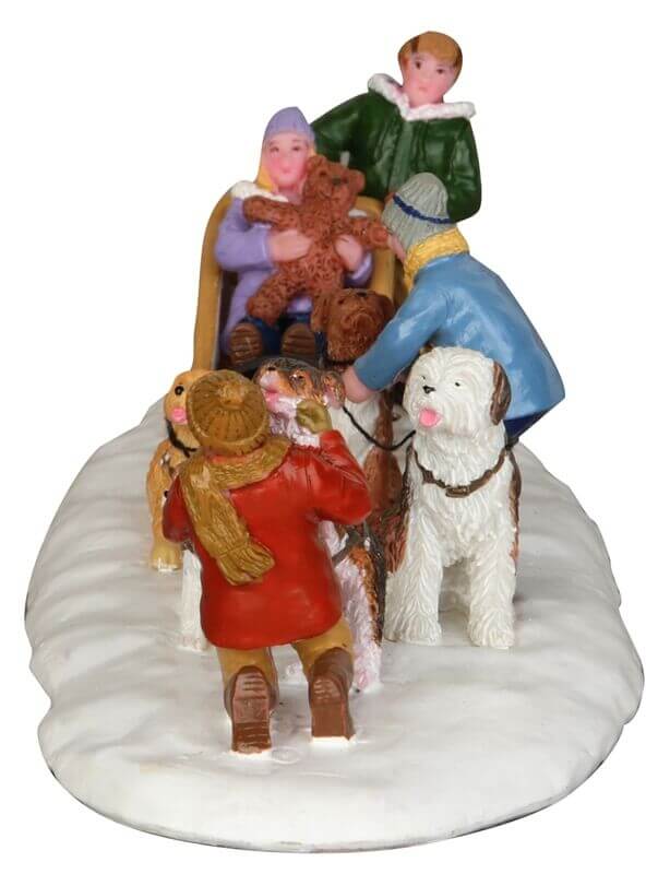 lemax-neighborhood-dogsled-team-hundeschlitten-figur image 2