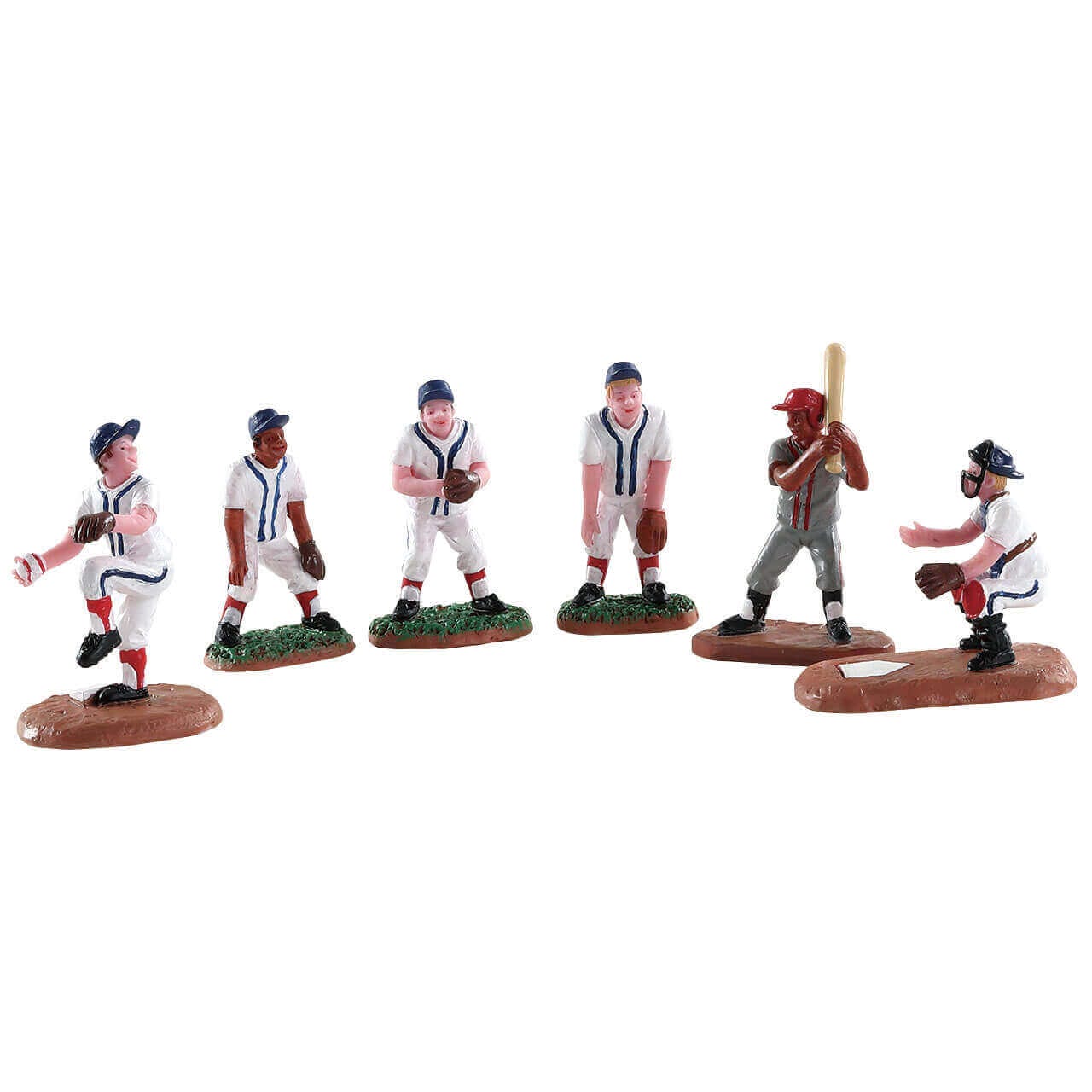lemax-baseball-buddies-holidays-seasons-miniaturfiguren-set image 1