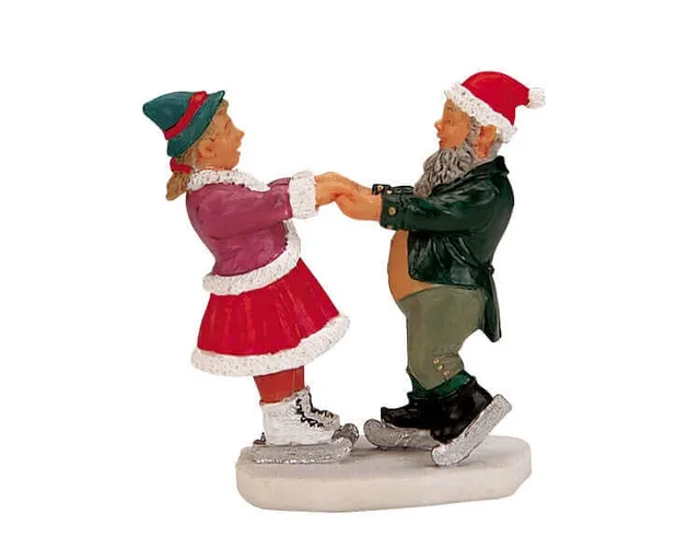 lemax-skating-duo-miniaturfiguren image 1