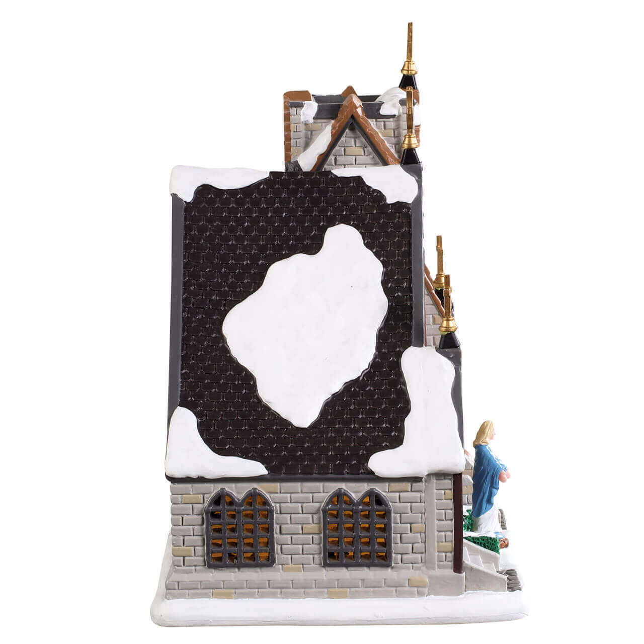 lemax-st-matthew-s-church-beleuchtete-dorfkirche image 3
