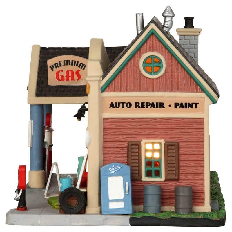 lemax-lou-s-garage-miniaturhaus-holidays-seasons image 3