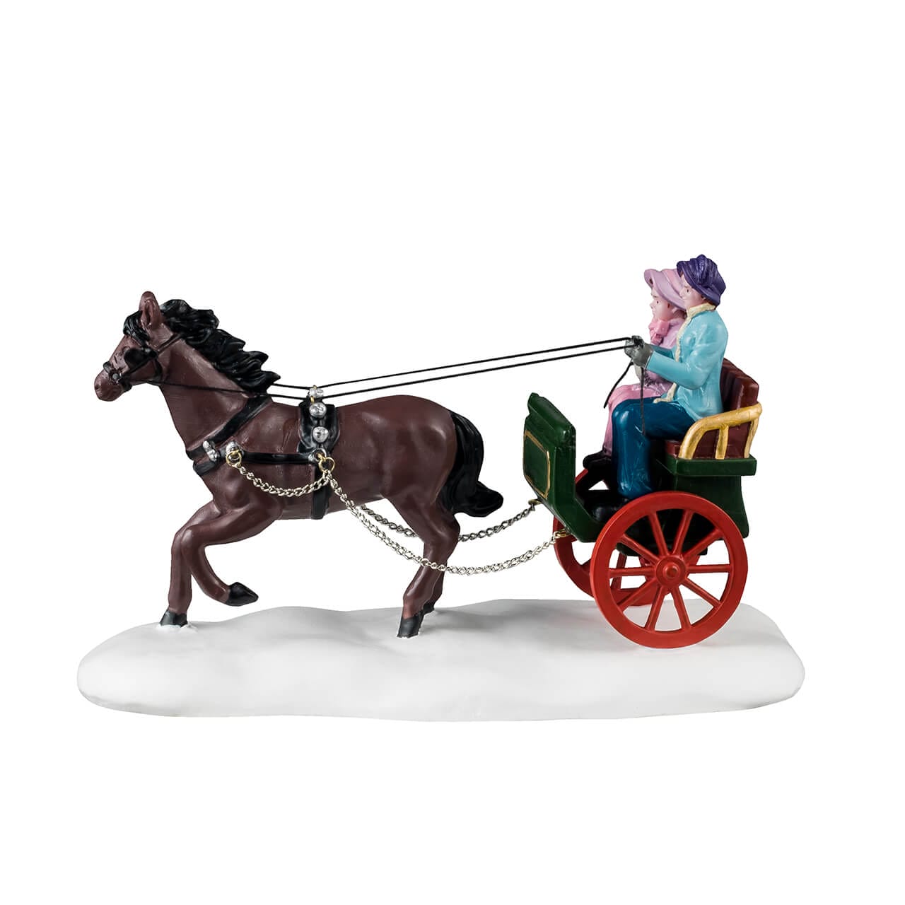 lemax-winter-carriage-ride-caddington-kutschfahrt-figur image 3