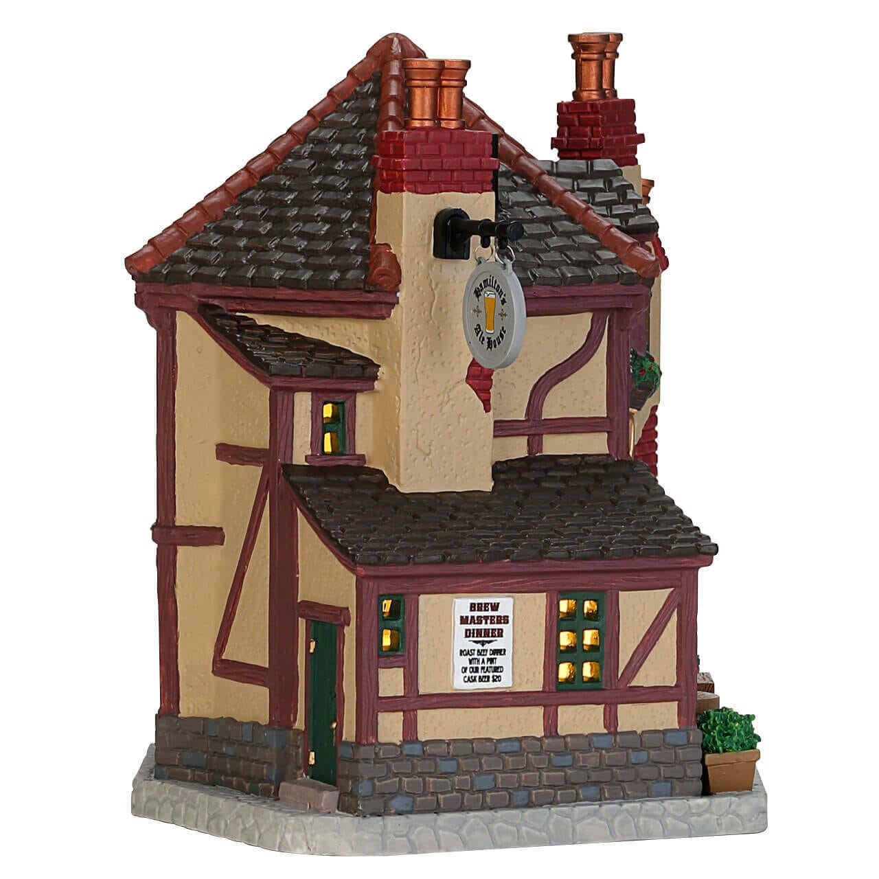 lemax-hamilton-s-ale-house-weihnachtsdorf-pub-haus image 3