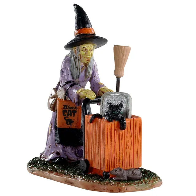 lemax-shopping-for-halloween-spooky-town-figur image 1