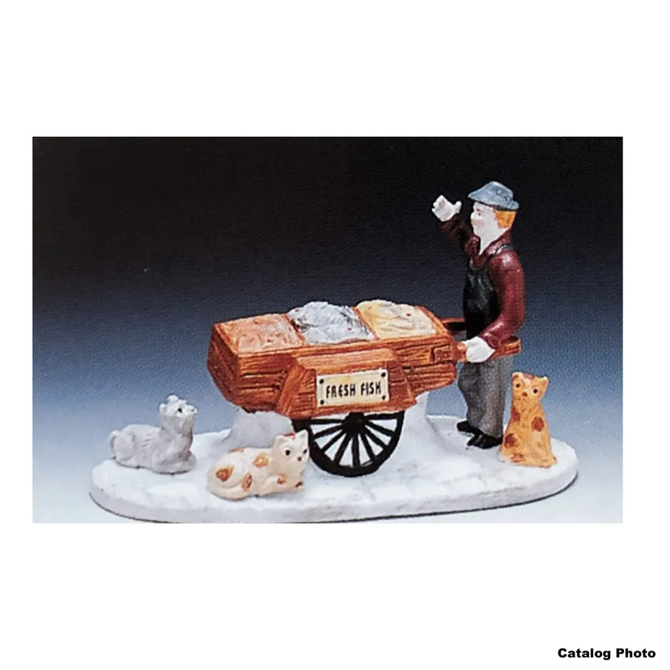 lemax-fish-vendor-holidays-seasons-miniaturfigur image 1