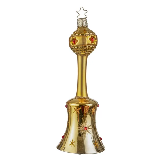 inge-glas-funkelnde-glocke-christbaumkugel-16-cm-gold image 1