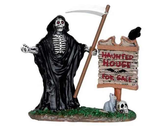 lemax-realty-sign-spooky-town-schild-f-r-miniatur-dorf image 1