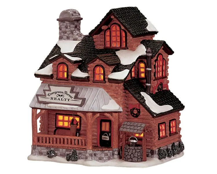 lemax-evergreen-forest-realty-weihnachtsdorf-haus image 1