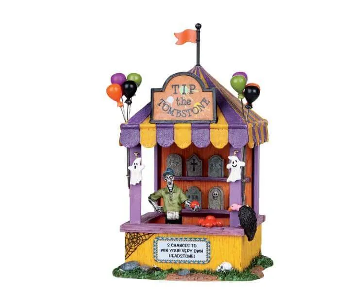 lemax-tip-the-tombstone-spooky-town-figurenszene image 1
