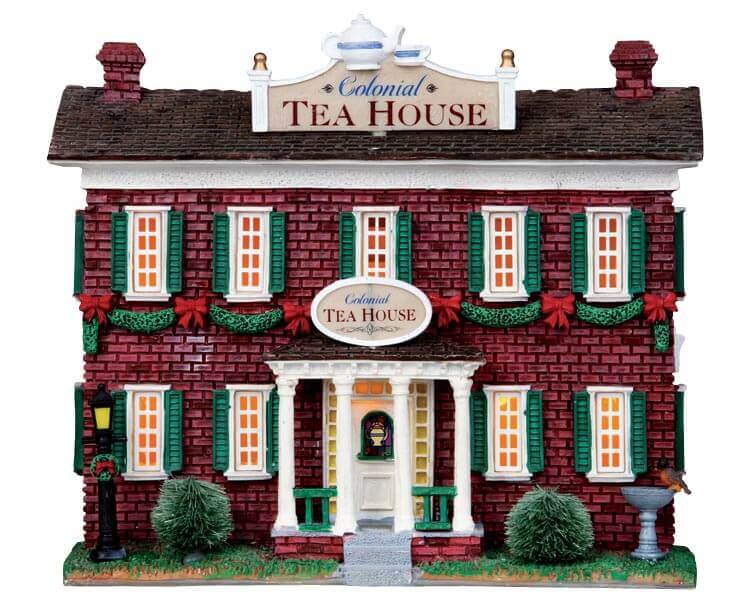 lemax-colonial-tea-house-weihnachtshaus-miniaturgeb-ude image 1