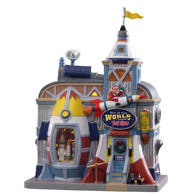lemax-out-of-this-world-toy-shop-beleuchtetes-miniaturhaus image 1