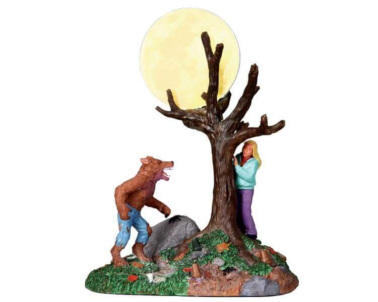lemax-wolfman-full-moon-spooky-town-figurenszene image 1