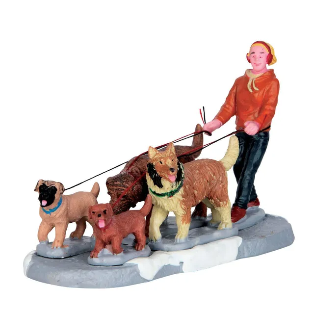 lemax-a-pack-of-pups-hunde-figuren-set-miniatur image 1