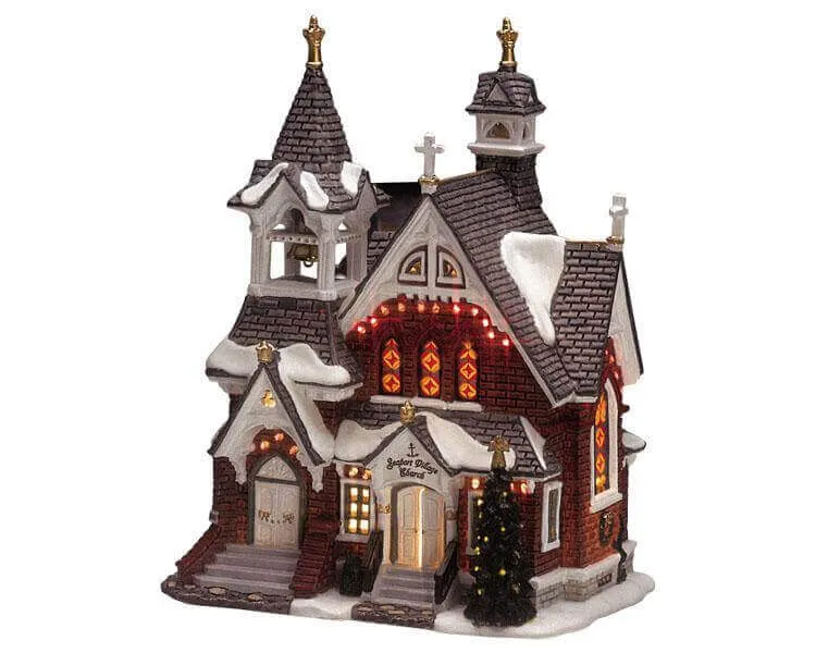 lemax-seaport-village-church-weihnachtskirche image 1