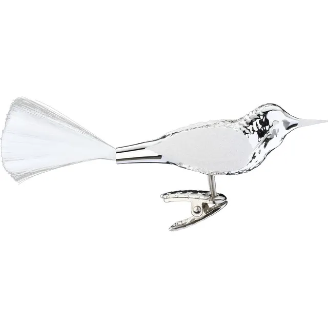 inge-glas-vogel-christbaumanh-nger-silber-glanz-10-cm image 1