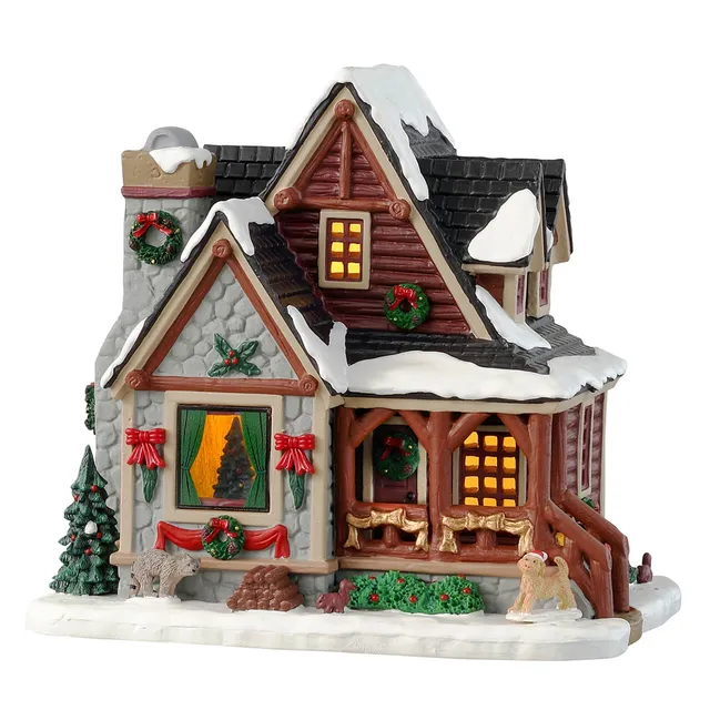 lemax-christmas-cabin-beleuchtetes-miniaturhaus-vail-village image 1