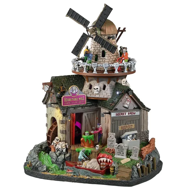 lemax-headstone-mill-brewery-grusel-brauerei-f-r-spooky-town image 1
