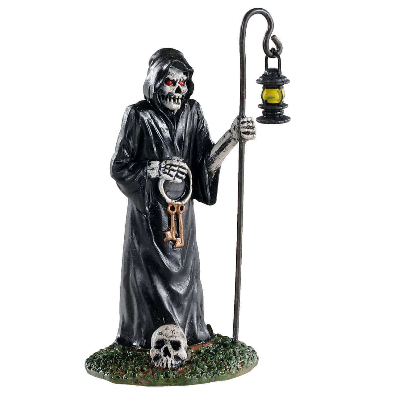 lemax-spooky-town-figur-keymaster-skelett-mit-laterne image 2