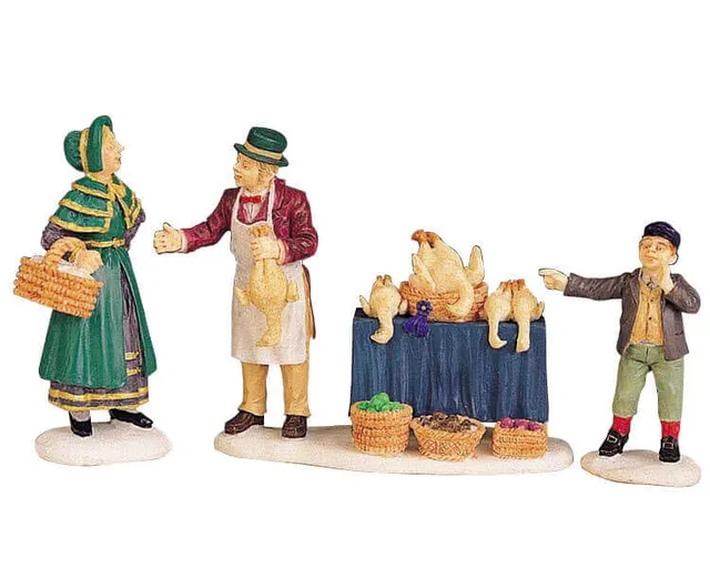 lemax-the-turkey-seller-miniaturfigur-truthahnverk-ufer-erntedank image 1