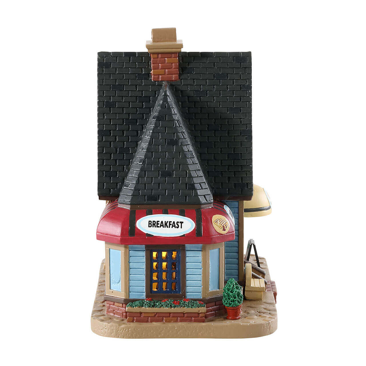 lemax-wallys-waffle-house-beleuchtetes-miniaturhaus-weihnachtsdorf image 3
