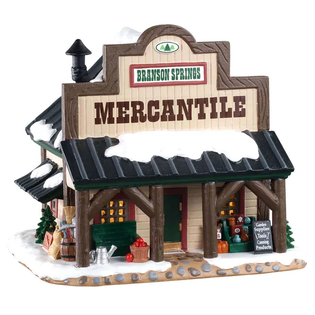lemax-vail-village-branson-springs-mercantile-miniatur-gartenladen image 1