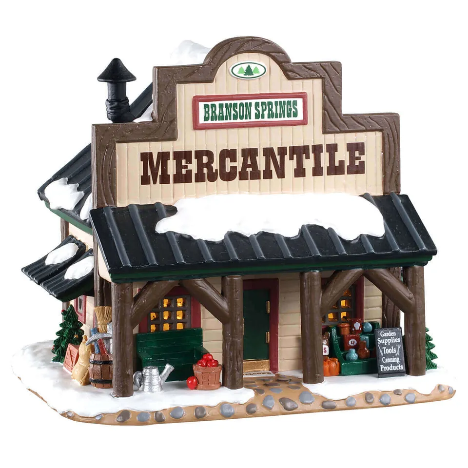lemax-vail-village-branson-springs-mercantile-miniatur-gartenladen image 1