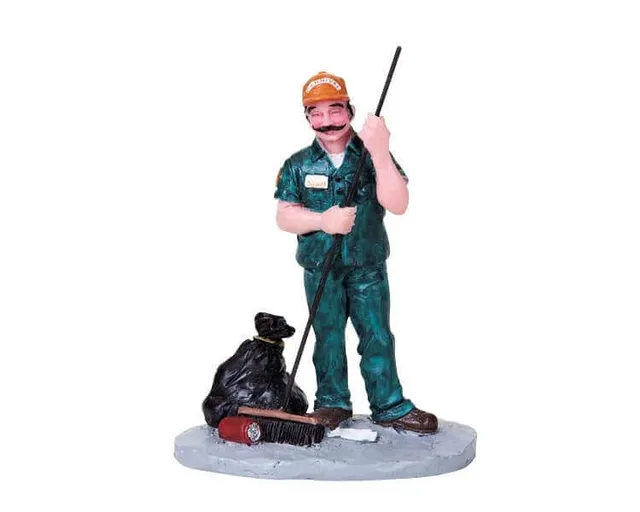 lemax-sweeping-up-winterfigur-kehren image 1