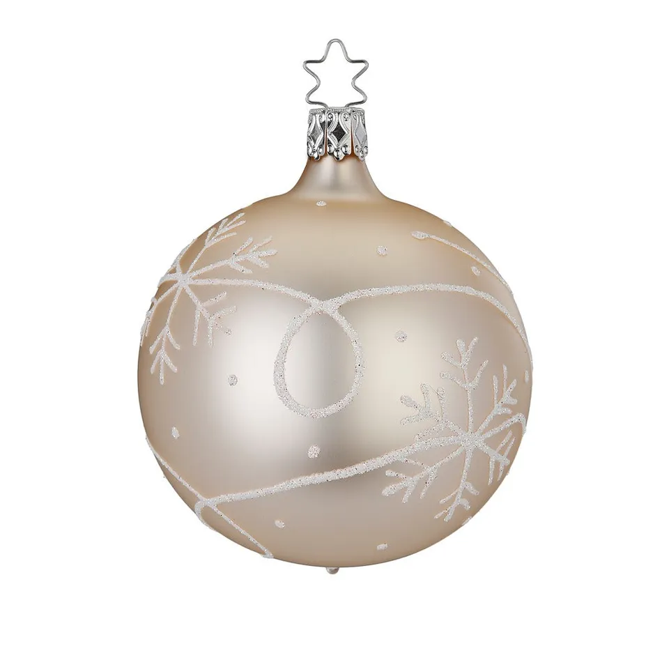 inge-glas-winterzauber-christbaumkugel-8-cm-creme-beige image 1