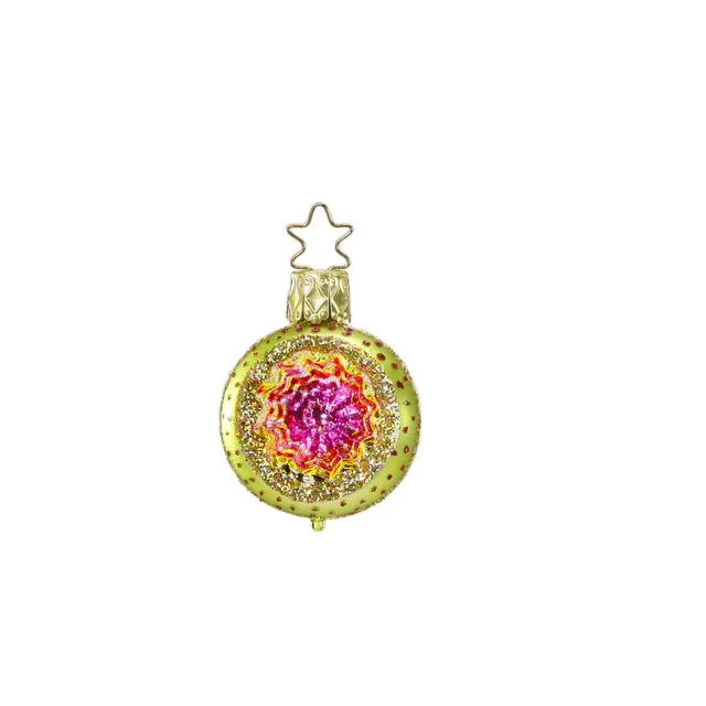 inge-glas-funkelnder-reflex-christbaumkugel-gr-n-4-cm image 1